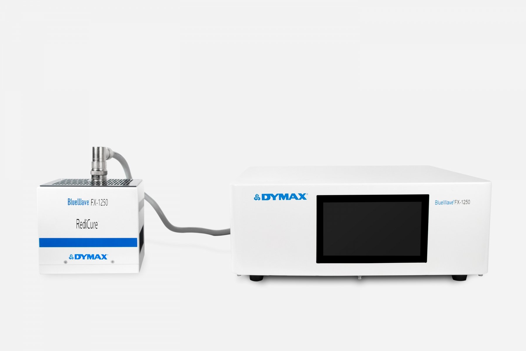 LED-Flächenstrahlsystem Bluewave FX-1250 nebeneinander – weißer Hintergrund